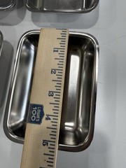 Polar Ware Stainless Steel 18-8 Steam Table Pans 1/9 Size USA Made Lot of 6