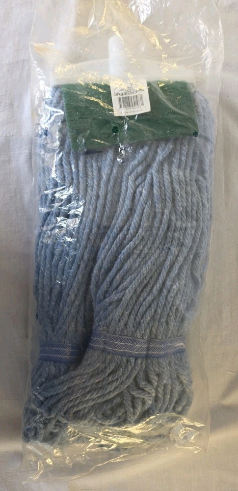 ECOLAB Grease Beater Mop Head 2X More Absorbent Than Conventional Mops Blue 8999