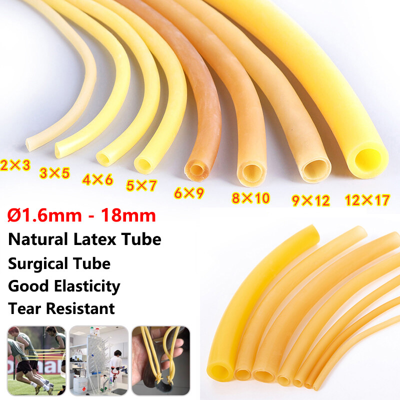 Ø1.6mm to 18mm Natural Latex Rubber Surgical Tube Band Elastic Band All Sizes