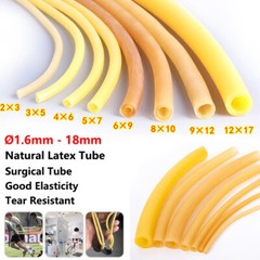 Ø1.6mm to 18mm Natural Latex Rubber Surgical Tube Band Elastic Band All Sizes