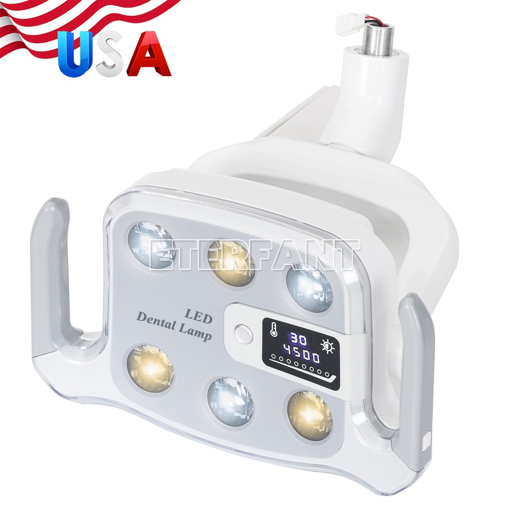 Dental 8W/9W Shadowless Oral Lamp Light 6 LED Induction Sensor for Dental Chair