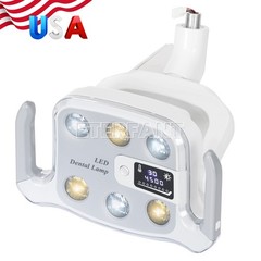 Portable Dental Folding Chair+Exam LED Light/6 LED Shadowless Oral Lamp Light