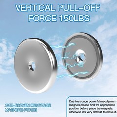 600 pounds Magnetic roof Mount for starlink,Strong Neodyminum Round Magnet
