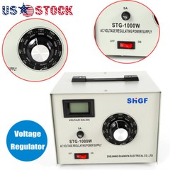 1 x STG-1000W Variable Autotransformer 0-300V Voltage Regulator Transformer