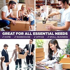 Tape King Clear Packing Tape Super Thick 3.2mil – 60 Yards Per Assorted Sizes