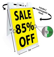 SALE 85% OFF Signicade 24×36 A Frame Sidewalk Sign Double Sided OFFER