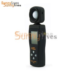 Digital Luxmeter Light Meter Illuminance Meter Handheld Ambient Photometer US