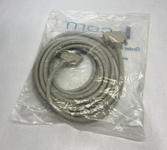 L-Com CSMN50MF-25 Deluxe Molded D-Sub Cable, DB50 Male / Female, 25.0 ft