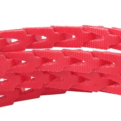 10FT Power Twist Red V Belt,1/2-Inch x 10 Feet Type A , Adjustable Link Belt