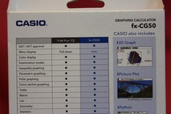 New Casio fx-CG50 Graphing Calculator