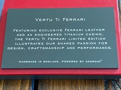 Genuine Vertu Ferrari Ti Dealer Display Once in a lifetime chance Super RARE