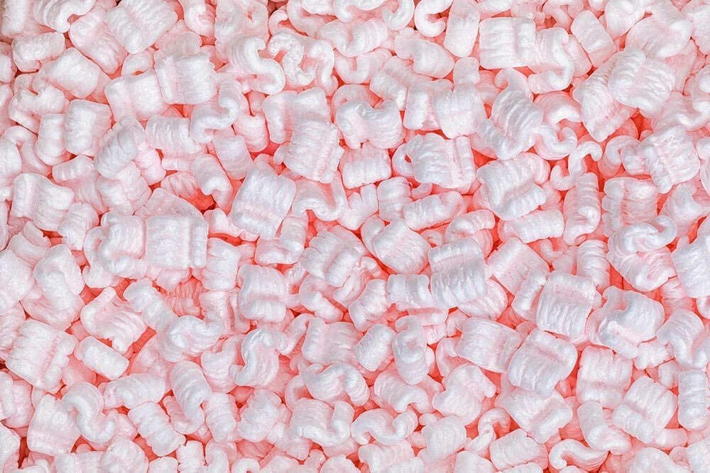 Packing Peanuts Shipping Anti Static Loose Fill 30 Gallons 4 Cubic Feet Pink