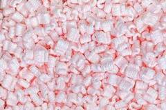 Packing Peanuts Shipping Anti Static Loose Fill 30 Gallons 4 Cubic Feet Pink