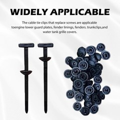 50PCS Nylon Cable Tie Buckle, Heavy Duty Self-Locking Zip Tie Holder