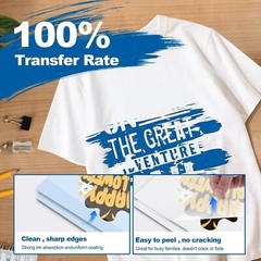 DTF Transfer Film Powder Kit, All-In-One DTF Sublimation for Starter- 30 Sheets