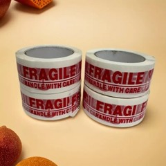 4 Rolls 2″x100 Yards Fragile Handle with Care Packing Shipping Box Sealing Tape