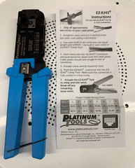 Platinum Tools 100004C EZ-RJ45® Crimp Tool, Cat 5, Cat6, RJ-11, RJ-12, RJ-45