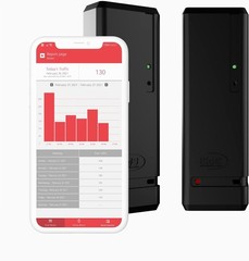 Pearl People Counter: Fully Wireless 2.4ghz Wi-Fi Visitor Counter/Patron Counter