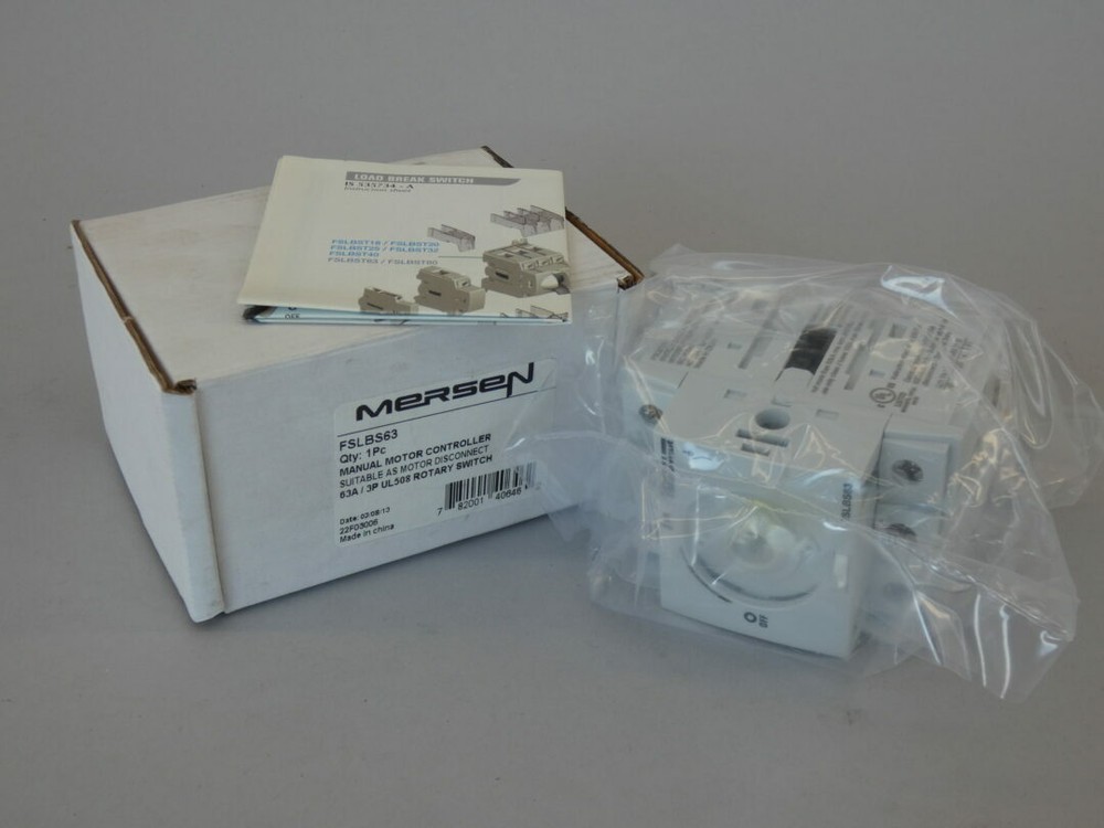 Mersen FSLBS63 Rotary Load Break Switch – NEW Surplus!