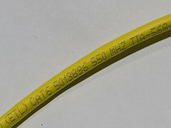 Windy City Wire 23/4P CAT6 550MHz UTP Network Cable CMP Plenum Yellow /100ft