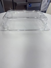 Lot of 6 | 5L Clear Polycarbonate Gelato Ice Cream Pan Commercial Food Tray