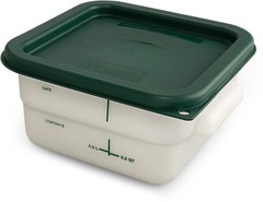 Carlisle FoodService Products Squares Square For 2-4 Quart Container, Green