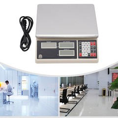 Industrial Counting Scale, 30kg X 0.5g, Digital Scale for Parts and Coins, g/k