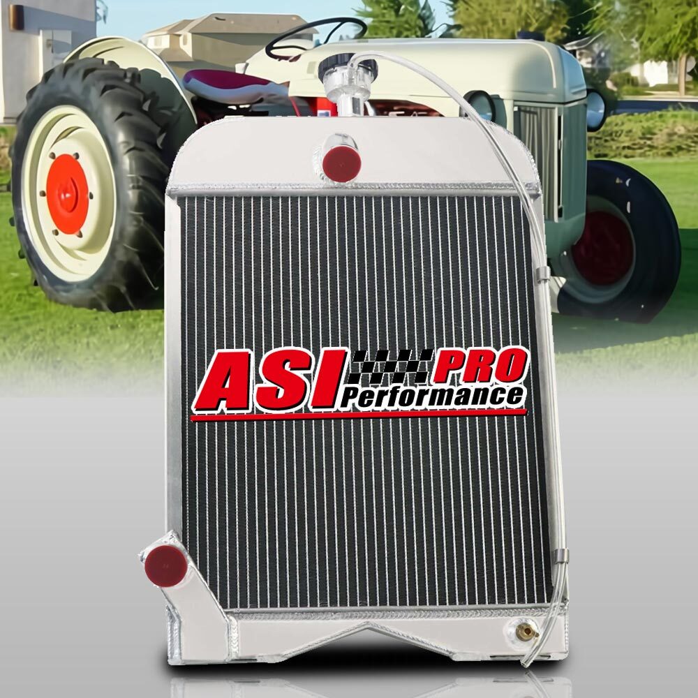3-ROW Aluminum Tractor Radiator Fit Ford 8N 9N,2N Models 8N8005 / 86551430.