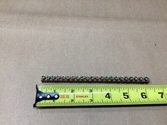 Copper Grounding Bar Tin Plated LOT OF 9 (Different sizes) #122L63