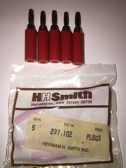 HH SMITH NO. 297-102 Red Pugs Brand New Pack Of 5