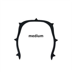 Dental Frame 134°C Rubber Dam Sheets Holder Carbon Fiber U-Shape Support Black