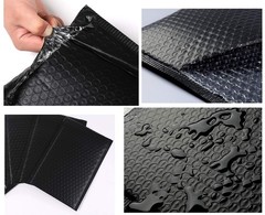 25Pack 5×7 Inches outside Small Black Poly Bubble Lined Mailers Padded Shippi…