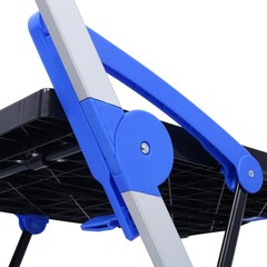 2-Tier Collapsible Multi-Purpose Utility Shopping Cart