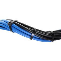 1000-Pack Premium 14″ Inch Black Nylon Zip Ties, 60 lbs, UV Resistant, 4.8mm