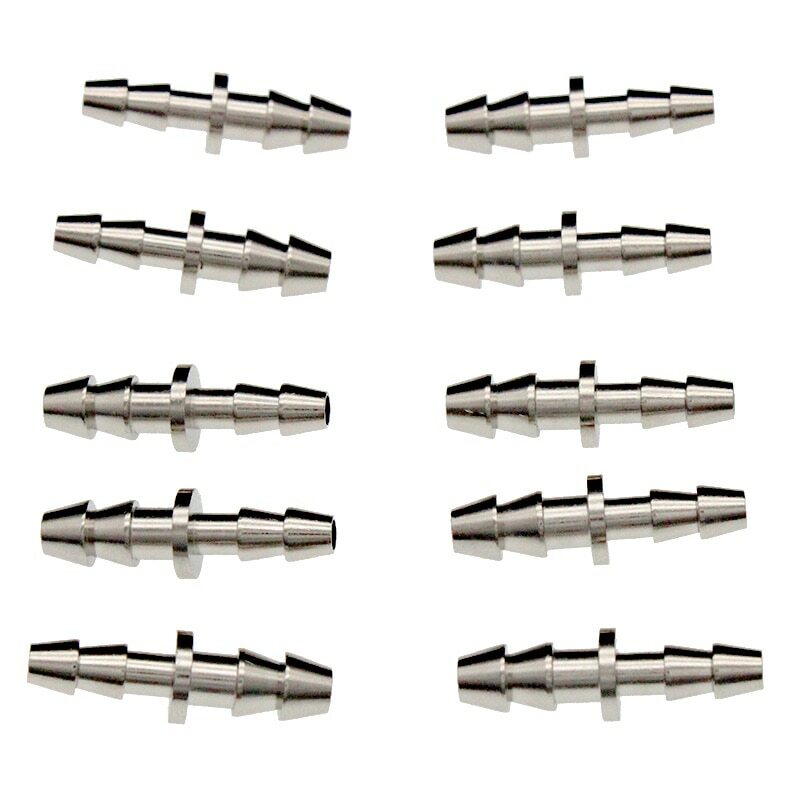 10pcs/pk NIBP Cuff Air Hose Plug Blood Pressure Single Airway Metal Connector