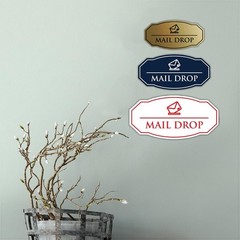 Signs ByLITA Victorian Mail Drop Durable Plastic | Easy Installation | Elegan…