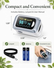 CONTEC CMS50NA Fingertip Pulse Blood Oxygen Saturation Monitor Blue Oximeter