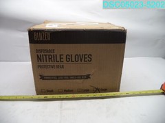 QTY=1000: BLUZEN Disposable Blue Nitrile Gloves X-Large Size