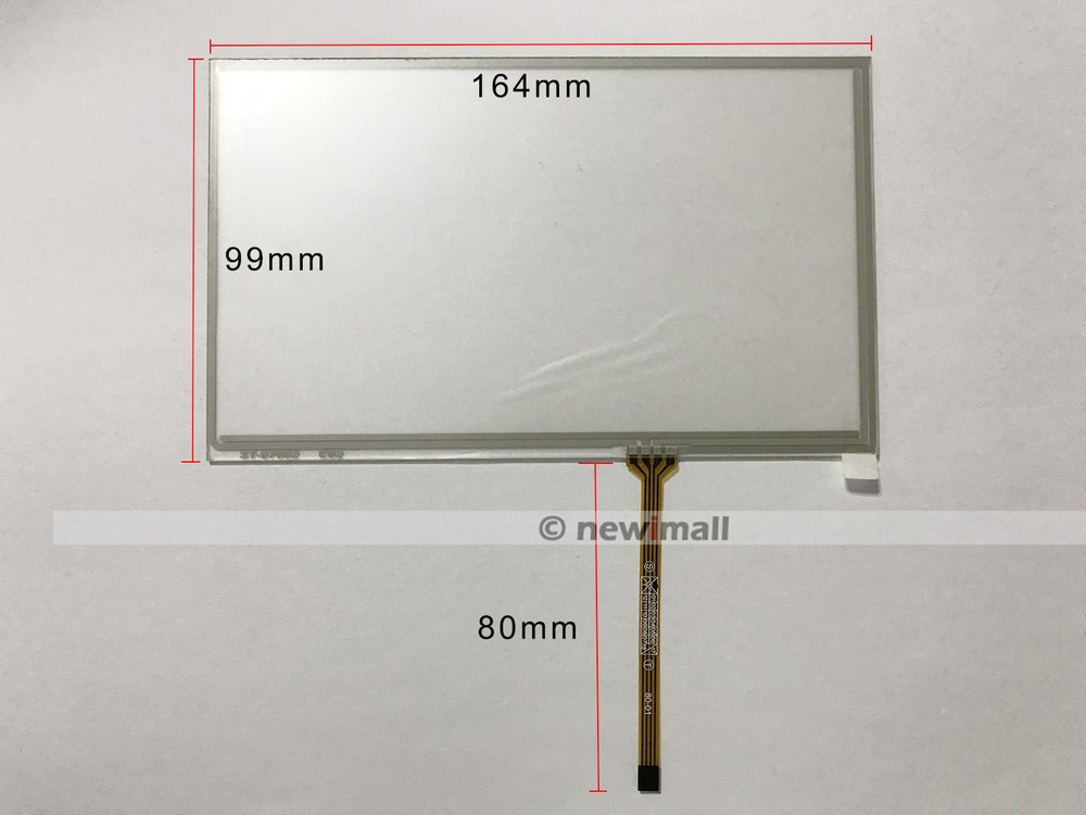 7″ inch 4-wire Touch screen Digitizer 164mmx99mm Fit for DJ070NA-03A LCD Panel