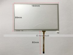7″ inch 4-wire Touch screen Digitizer 164mmx99mm Fit for DJ070NA-03A LCD Panel