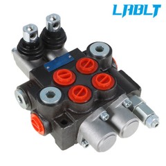 LABLT 2Spool Hydraulic Monoblock Double Acting Control Valve 11 GPM w/Conversion