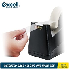 Excell Dual-Core Desk Tape Dispenser Fits 1″ & 3″ Core ,No Tape & Pen,Pen Holder
