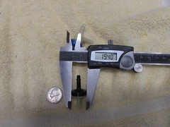 Vacuum Control Valve-Check Valve 5mm, Both Sides, Plastic, NOS, M6
