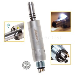 SANDENT Dental Low Speed Air Motor 6Holes Fiber Optic LED Inner Water Channel MX