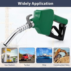 3/4 inch Automatic Fuel Nozzle Self-sealing Diesel Transfer Nozzle Auto Shut Off