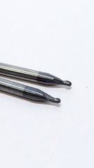2) Solid Carbide Ball End Mill .060 Dia .090 LOC 3FL C3 Harvey Tool 823460-C3