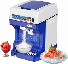 300LBS/H 500W Commercial Ice Shaver Electric Snow Cone Machine Ice Crusher