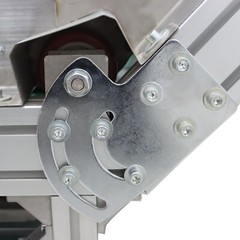 Electric PVC Belt Climbing Conveyor Adjustable Height &Speed for PackingShipping