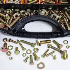 1020PCS Grade 8.8 Metric Bolt Assortment Kit -M4 M5 M6 M8 Heavy Duty Hex Bolts