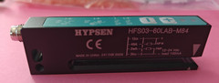 HYPSEN SLOT LABEL GAP SENSOR HFS03-60LAB-M84 with M8 cordset 3mm slot NPN PNP